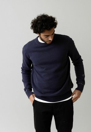 BARELLA CREW - Strickpullover - navy