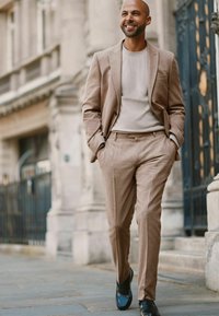 Next SLIM FIT DONEGAL - Pantalon - stone