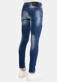 Local Fanatic VERFSPATTEN - Jeans Skinny Fit - blauw