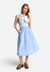 Rich & Royal A-linjainen hame - cotton blue