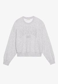 Sweater - mottled light grey