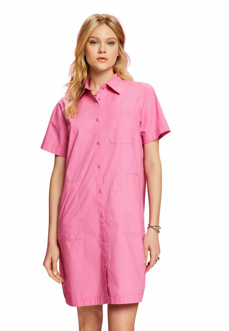 Esprit Shirt dress lilac/light pink Zalando