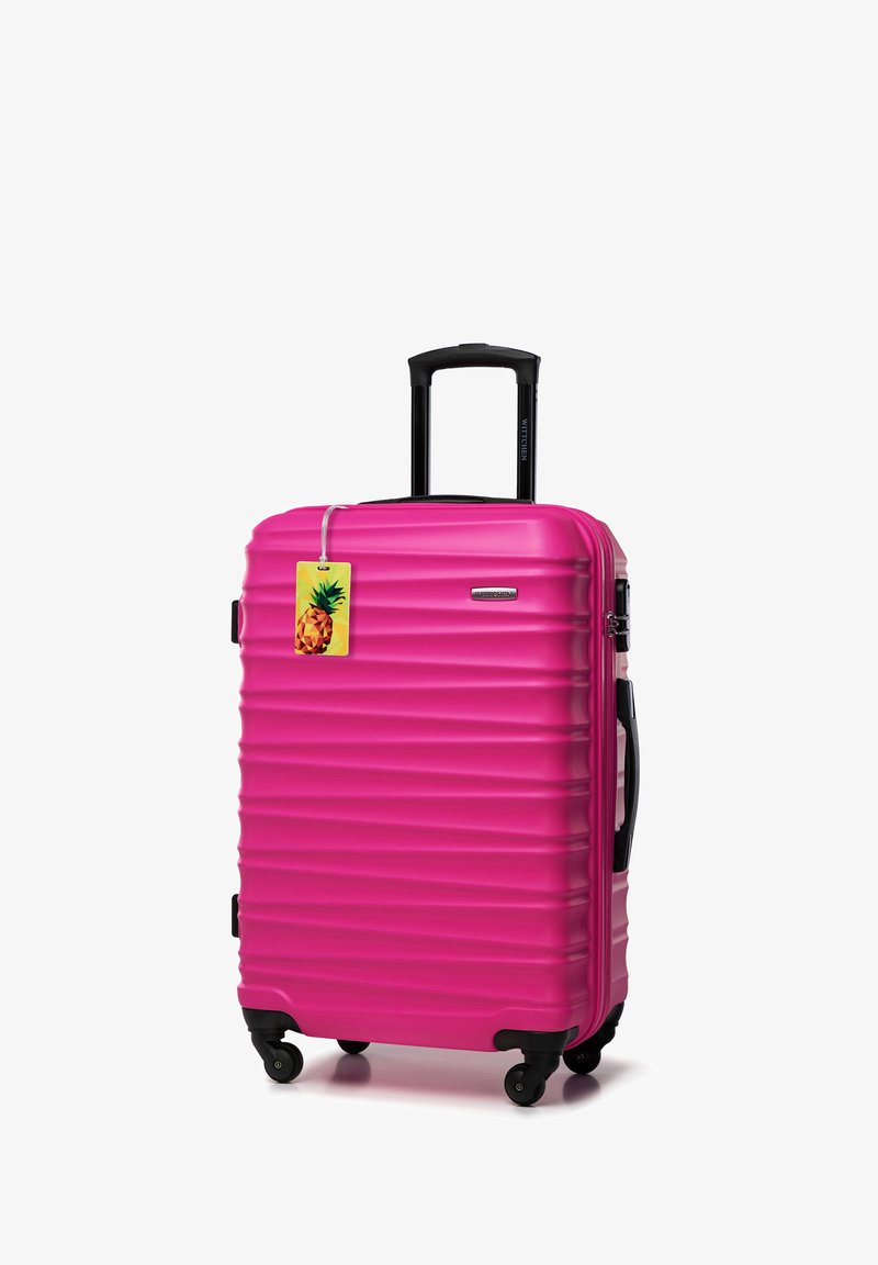 WITTCHEN MEDIUM SUITCASE WITH LUGGAGE TAG FROM ABS - Kufr - pink