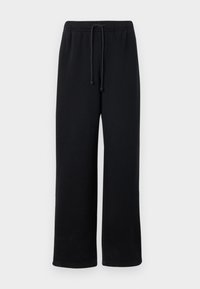 Abercrombie & Fitch Essential Baggy Open-Hem Sweatpant - Tréningruha alsók - black beauty
