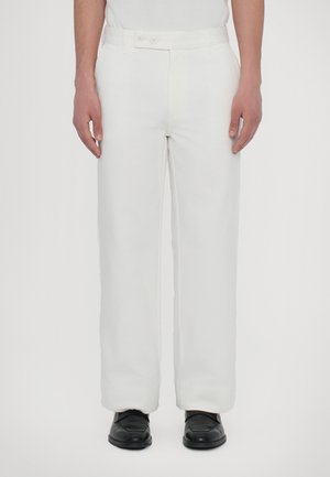CANDY LOGO WORKWEAR TROUSERS - Relaxed fit jeans - white