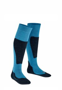 FALKE ACTIVE SKI - Kniestrümpfe - true blue