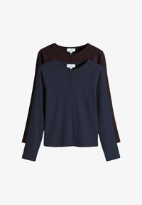 Unausgewählt, chocolate brown/navy