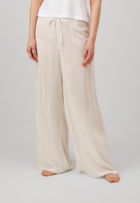 Tommy Hilfiger - ESSENTIALS LONG PANTS - Pyjamasbyxor - ivory Miniatyrbild 1