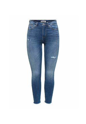 ONLY, SKINNY FIT JEANS ONLWAUW MID WAIST SKINNY FIT JEANS - Slimfit džínsy - medium blue denim