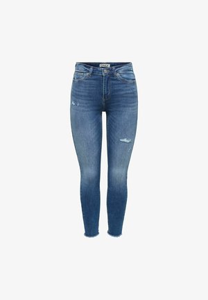 ONLY, SKINNY FIT JEANS ONLWAUW MID WAIST SKINNY FIT JEANS - Slimfit džínsy - medium blue denim
