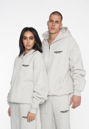 BUFF - Zip-up sweatshirt - grey melange