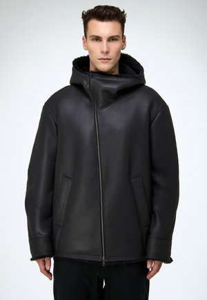 OSCAR - Leren jas - anthracite