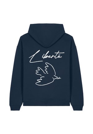 LIBERTEBACK EMBROIDERY HEAVYWEIGHT - Hoodie - dark blue
