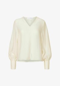 Selected Femme Blouse birch/blanc ZALANDO - Main Image