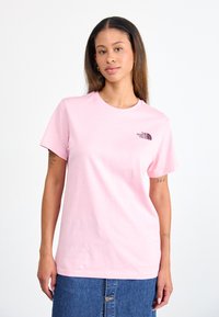 The North Face MOUNTAIN PEAK FRAME - T-shirts med print - midnight mauve
