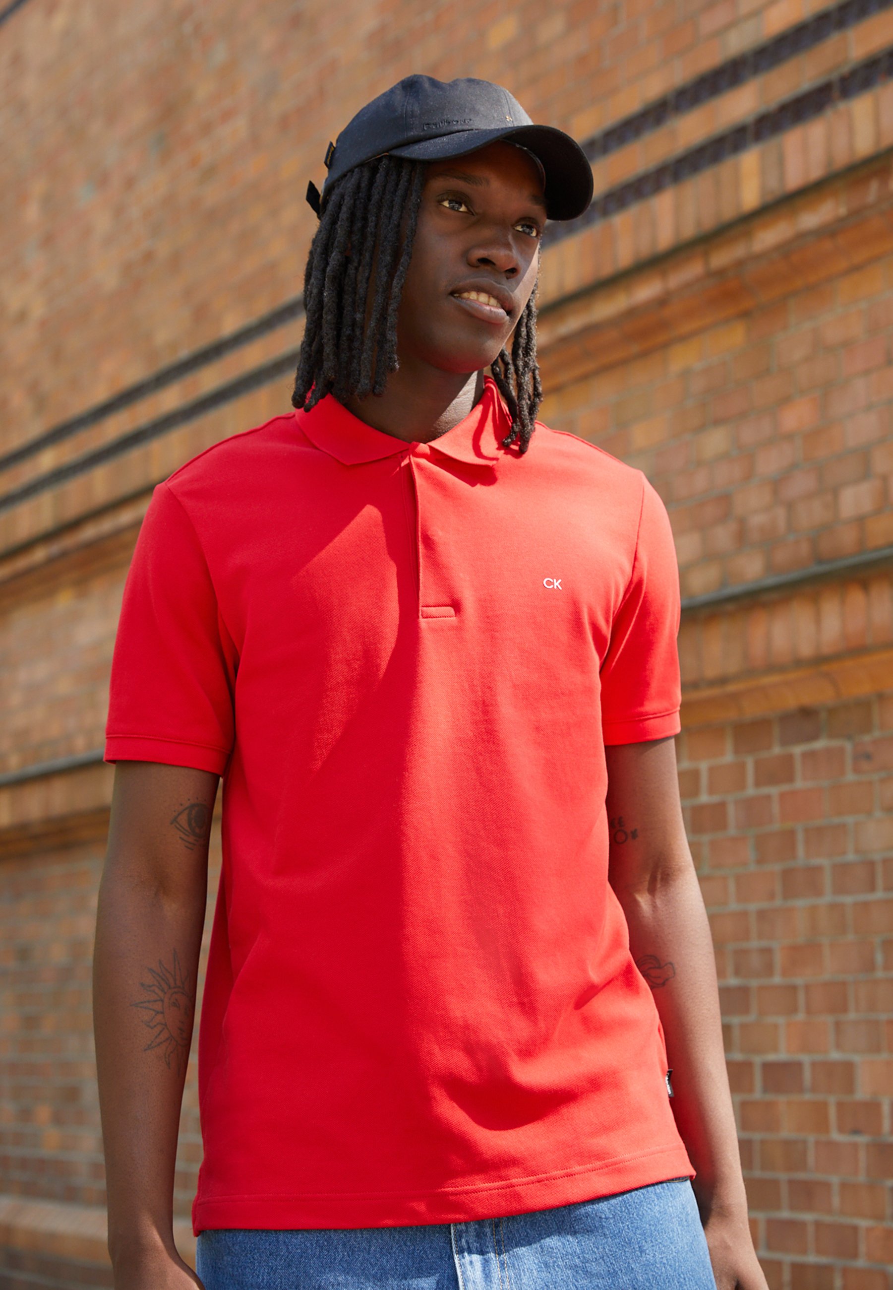 Calvin Klein STRETCH SLIM - Polo shirt 