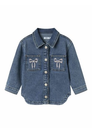 BESTICKTE - Teksajakk - medium blue denim