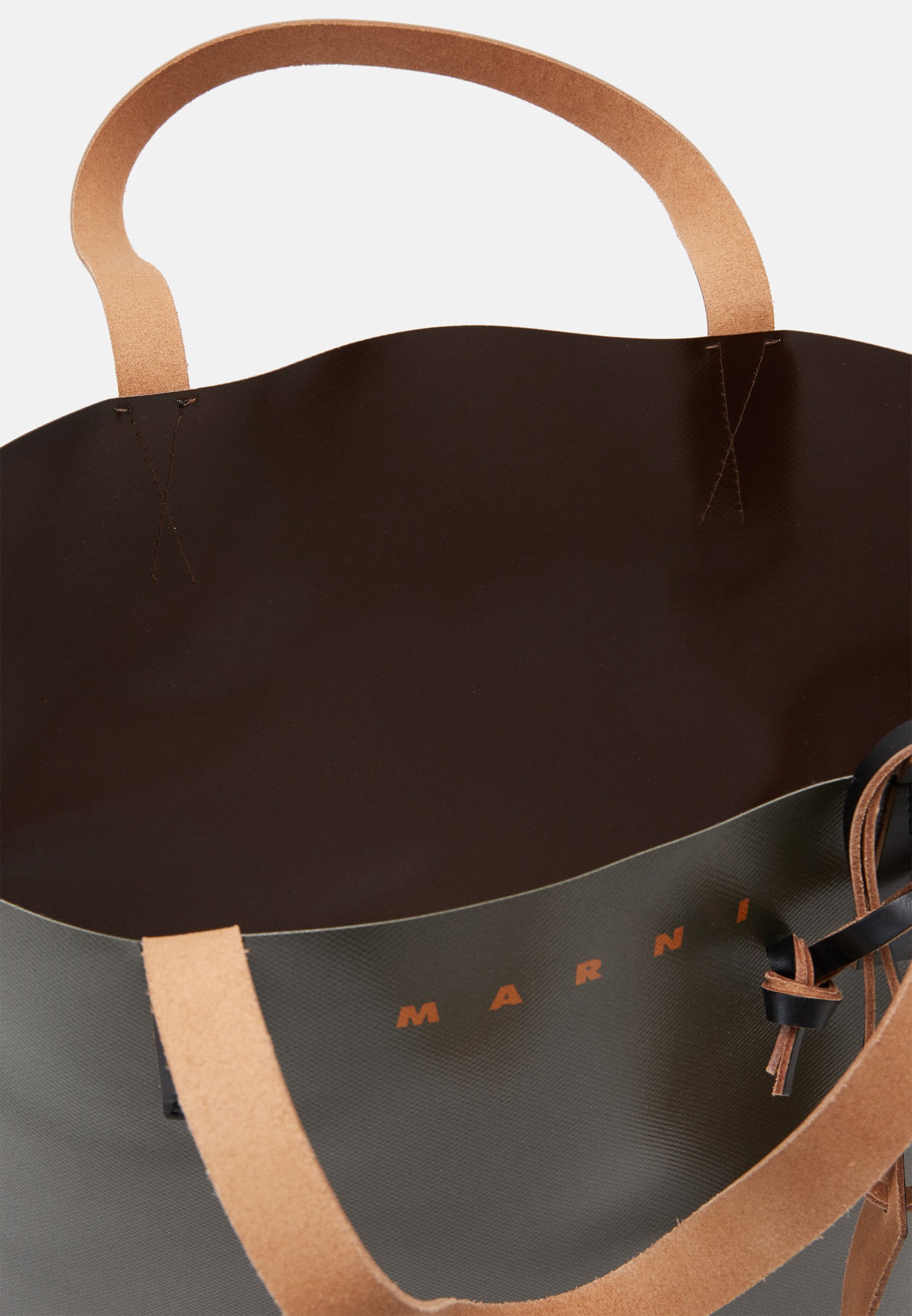 Marni Shoppingveske mosstonecoffeeblack Zalando.no Marni Shoppingveske mosstonecoffeeblack Zalando.no