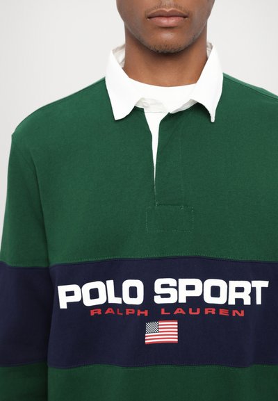 Polo Ralph Lauren LONG SLEEVE RUGBY UNISEX - Polo krekls - new forest/cruise navy