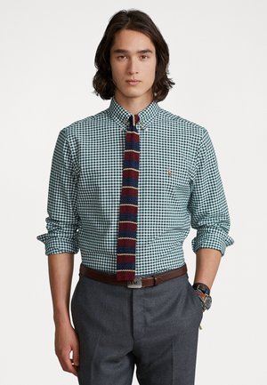 GINGHAM OXFORD SHIRT - Skjorta - pine/white