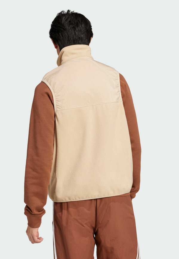 ADICOLOR 3-STRIPES MICROFLEECE - Waistcoat - magic beige3