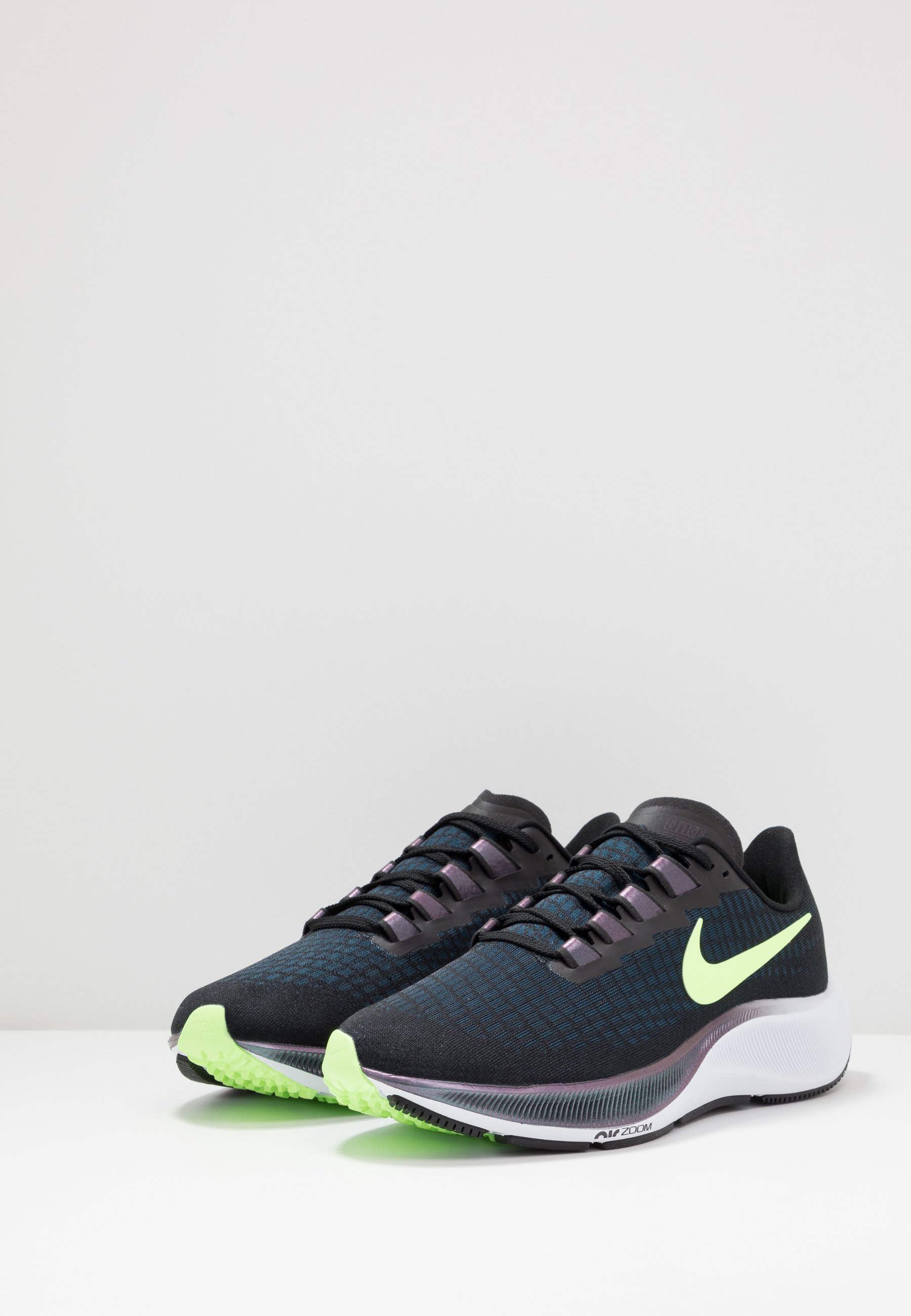 AIR ZOOM PEGASUS 37 - Zapatillas de running neutras - black/ghost green/valerian blue/spruce aura AIR ZOOM PEGASUS 37 - Zapatillas de running neutras - black/ghost green/valerian blue/spruce aura
