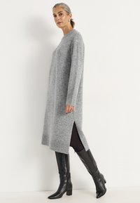 Cellbes of Sweden SOFT - Stickad klänning - grey   melange