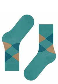 FALKE SENSITIVE ARGYLE - Socken - waterfall