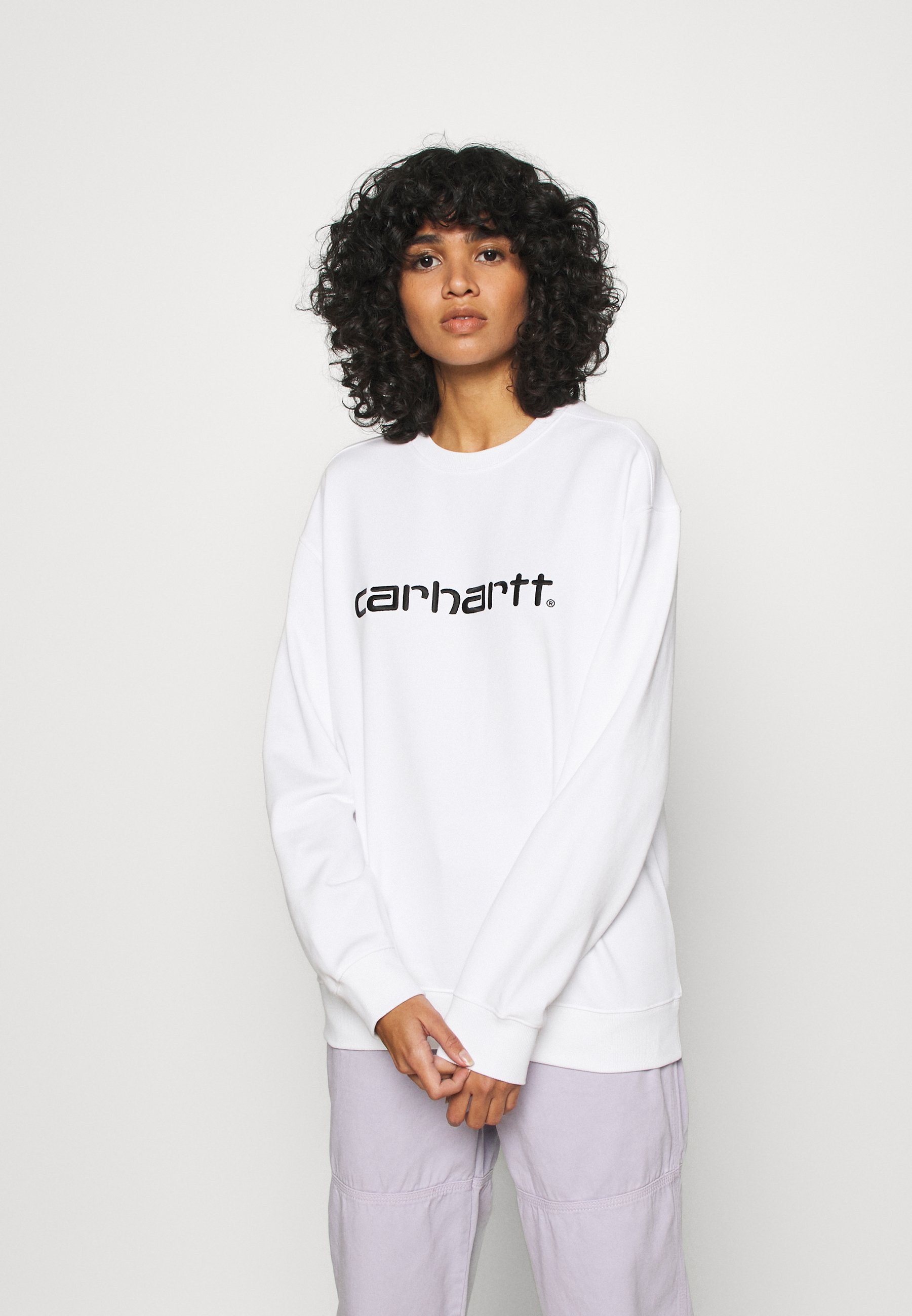 white carhartt sweatshirt
