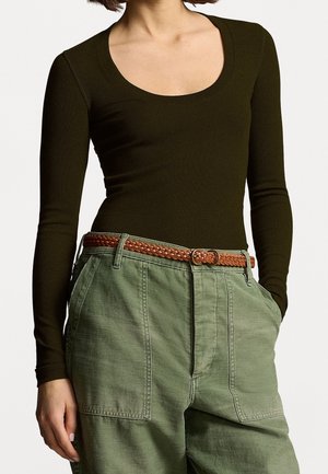 Strickpullover - dark green
