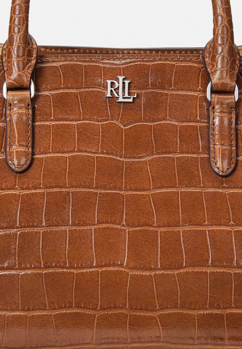 Sac à Main Bruno Magli En Cuir Verni Marron - 15" X 8,5", Occasion, état Correct