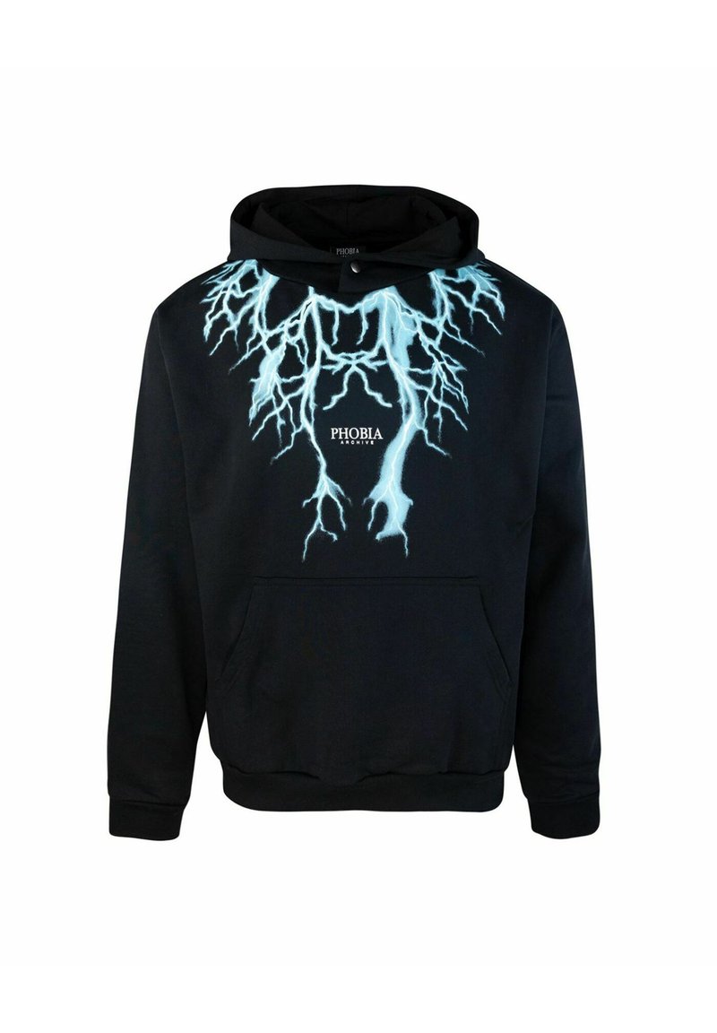 PHOBIA ARCHIVE LIGHTNING  - Felpa con cappuccio - nero