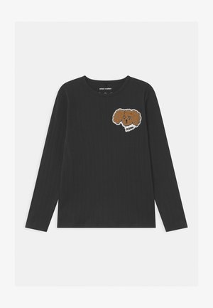 FLUFFY DOG PATCH UNISEX - Long sleeved top - black