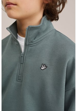 WE Fashion Bluză de molton - olive green