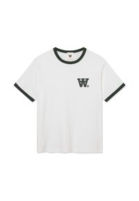 DOUBLE A BY W.W. PARKER - Print T-shirt - bright white