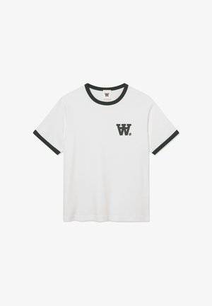 DOUBLE A BY W.W. PARKER - T-Shirt print - bright white