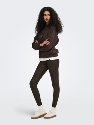 ONLY Play HOODIE ONPRACE SWEATSHIRT - Суитшърт с качулка - chocolate torte