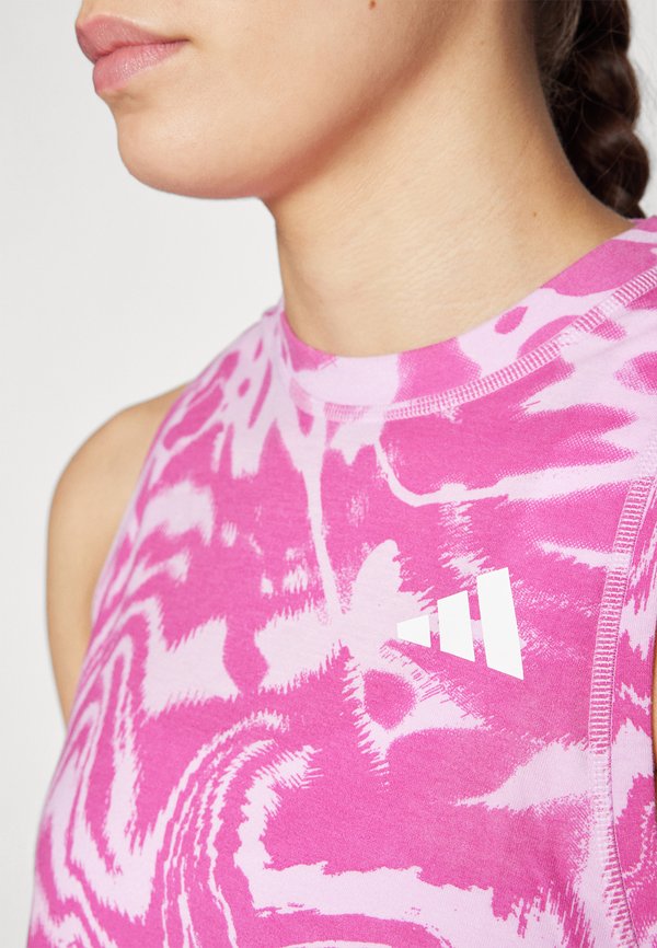 TRAIN ESSENTIALS ALL OVER PRINTED WORKOUT - Top - bliss lilac3