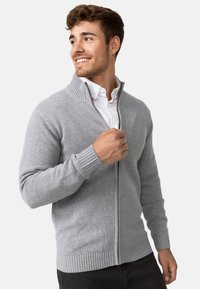 INDICODE JEANS - INLUT - Cardigan - lt grey mix Thumbnail Image 1