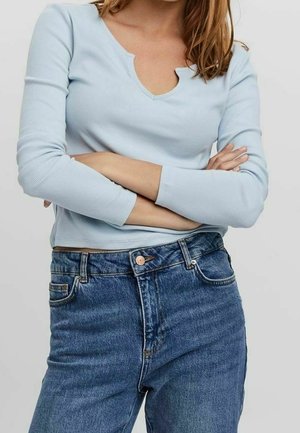 Long sleeved top - light blue