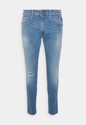 ANBASS HYPERFLEX - Slim fit -farkut - light blue