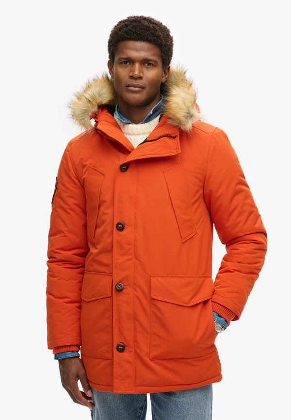 EVEREST  - Wintermantel - pureed pumpkin orange