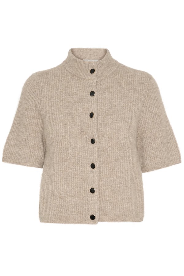 ALPHA - Cardigan - warm sand melange3