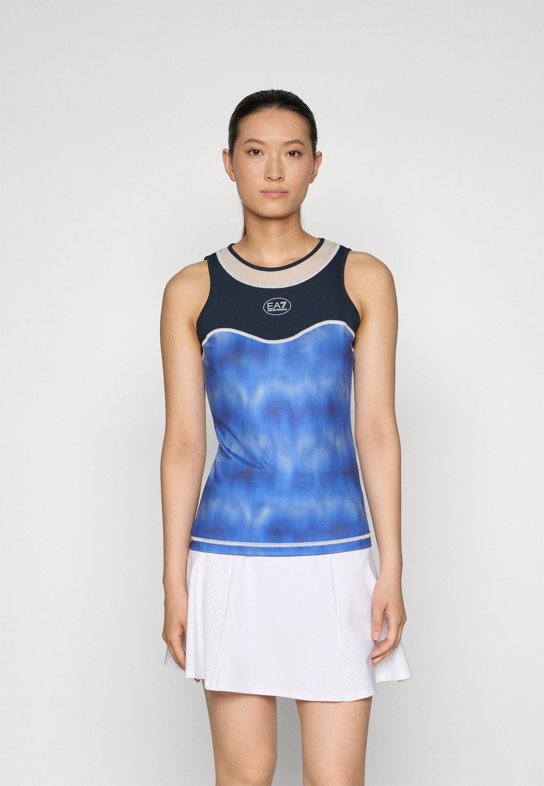 EA7 Emporio Armani TENNIS PRO FREESTYLE TANK Top blue/blu