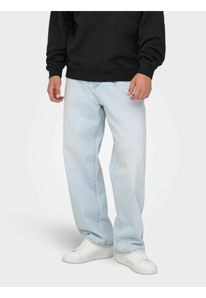 ONSFADE MID RISE  - Relaxed fit jeans - light blue denim