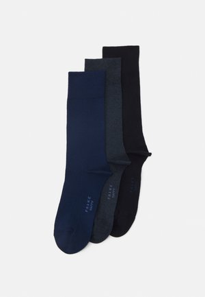 HAPPY BOX 3-PACK COTTON-MIX - Socks - blue/dark blue