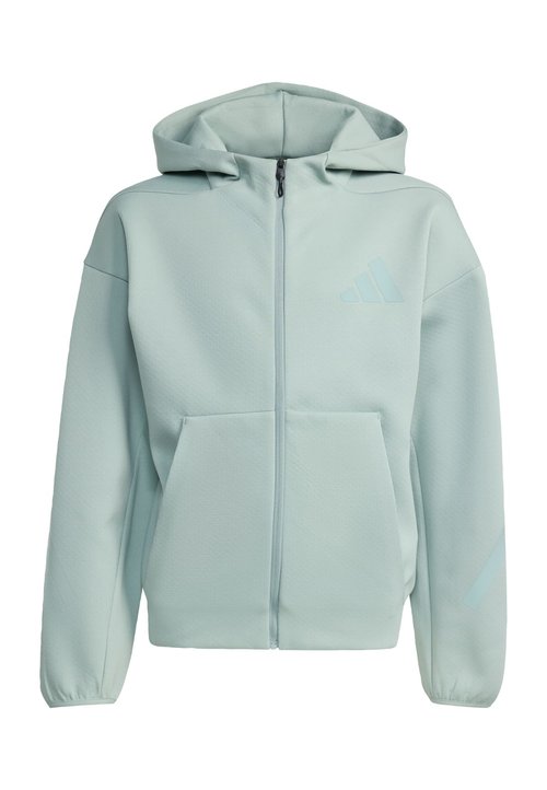 adidas Z.N.E. FULL ZIP -JUNIOR - Sudadera con cremallera - sage/tactile green — photo 5