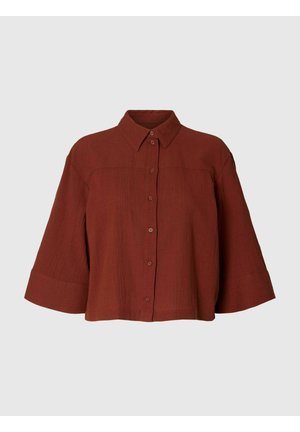 Selected, Chemisier - cherry mahogany