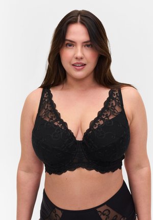 MIT SPITZE - Soutien-gorge invisible - black