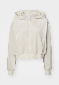 SPORTSWEAR CHILL KNIT - Sweat zippé - light orewood brown/sail